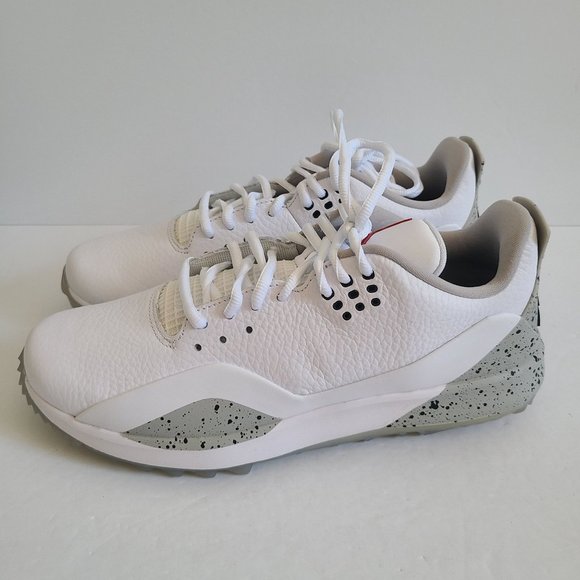 NEW Nike Air Jordan ADG 3 Golf Shoes CW7242-100 Size 8 White Cement main image 5